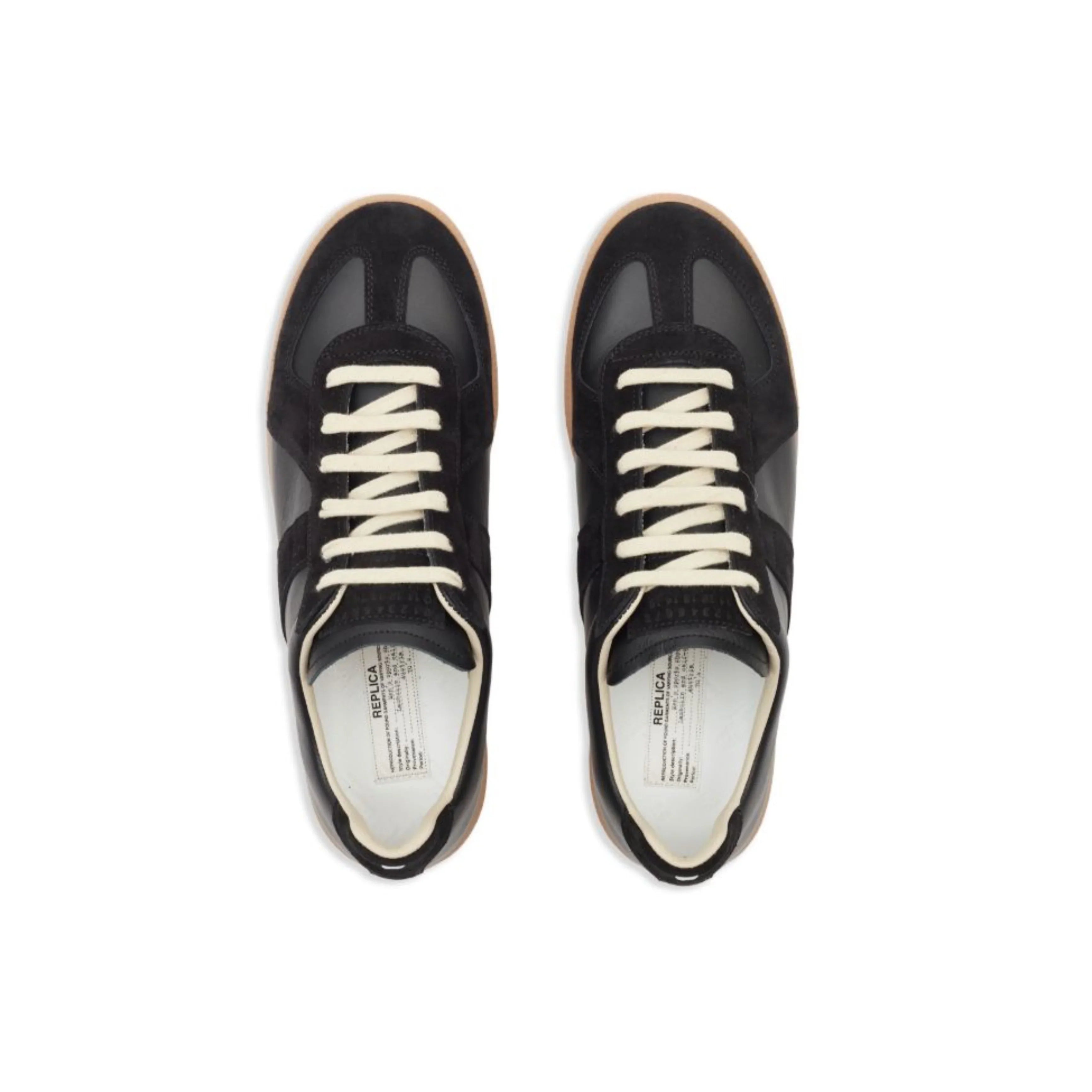 Maison Margiela - Replica leather and suede sneakers