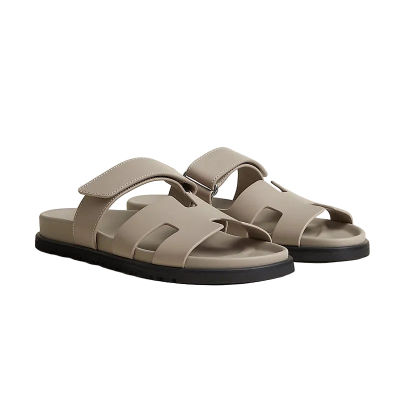 Hermès Chypre Sandals 'Beige Galet'