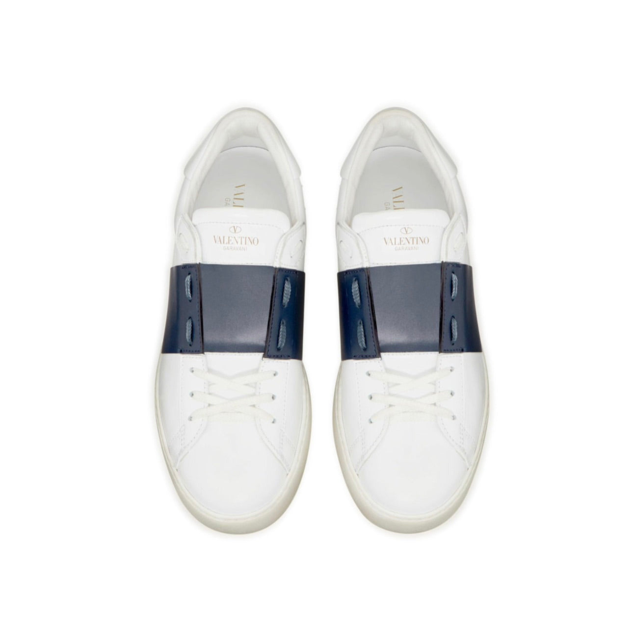 Valentino Open Sneaker 'White Dark Blue'