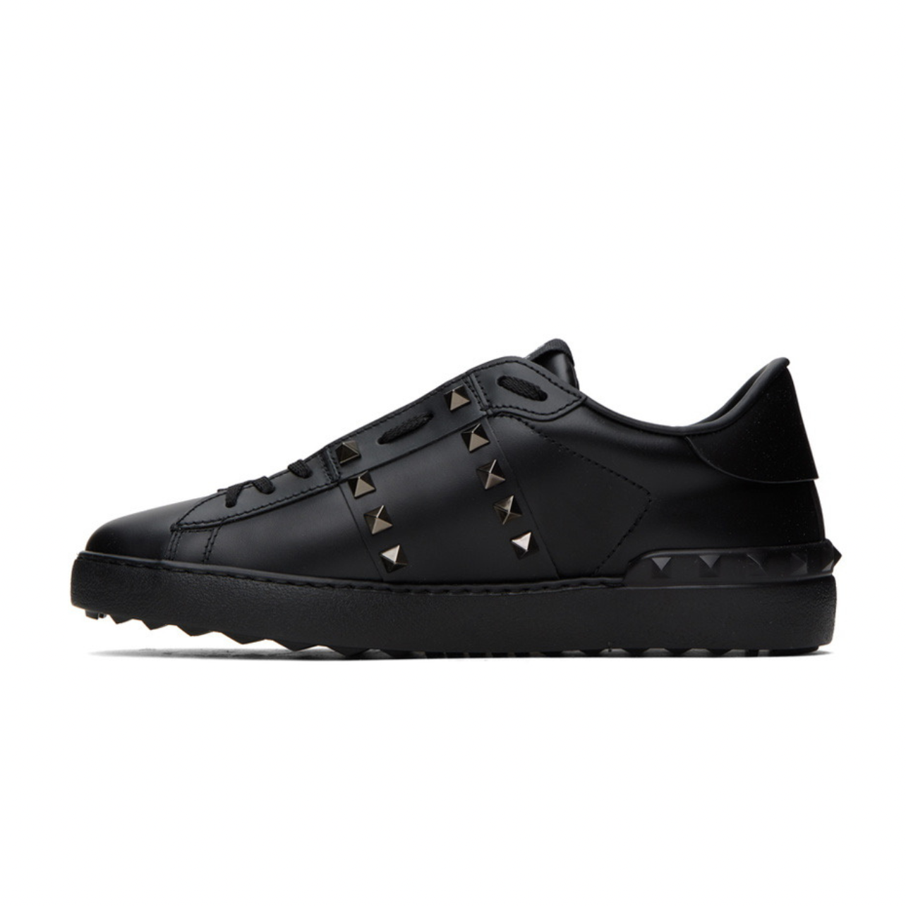 Valentino Garavani Black Rockstud Untitled Sneakers