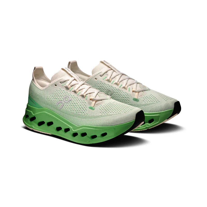 On Running Cloudsurfer max mens ivory honeydew