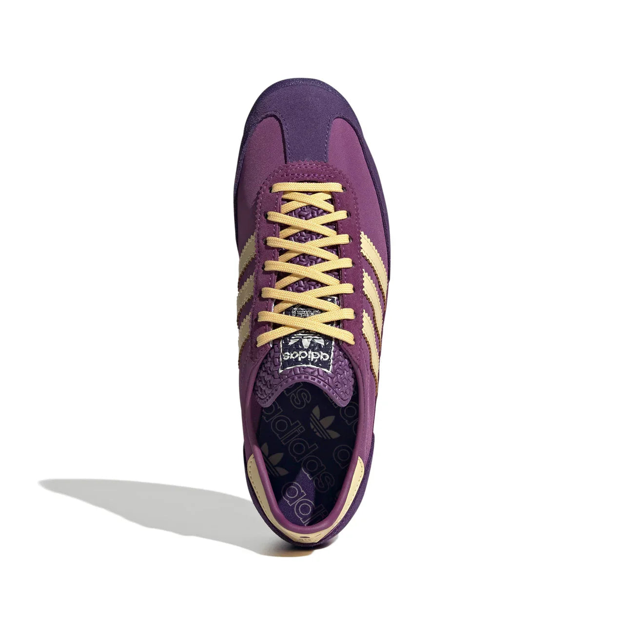 Adidas SL 72 purple cream yellow